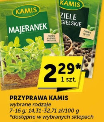 Przyprawa Kamis Majeranek promocja w ABC