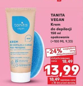 Krem do depilacji cia艂a pod prysznic TANITA VEGAN promocja