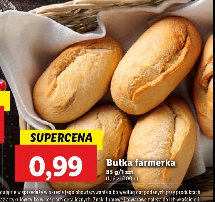 Bułka farmerska PIEKARNIA W SERCU LIDLA promocja