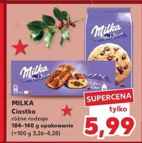 Ciastka z czekoladą Milka cake & choc promocja