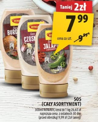 Sos (cały asortyment) promocja w Arhelan