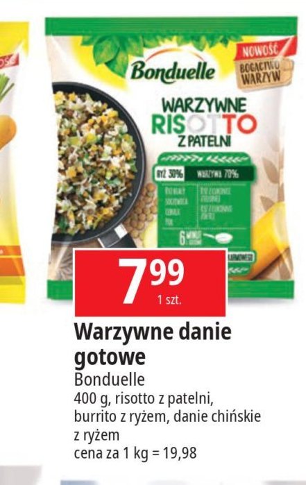 Warzywne risotto z patelni Bonduelle promocja