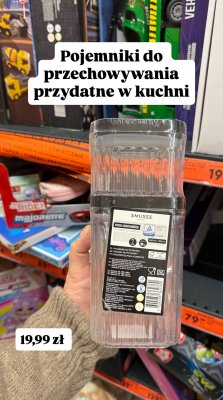 Pojemniki do przechowywania żywności 850 ml + 300 ml promocja w Biedronka