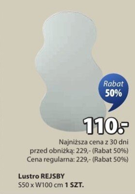 Lustro REJSBY promocja w Jysk