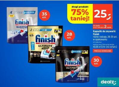 Kapsułki do zmywarki Finish różne rodzaje promocja w Dealz