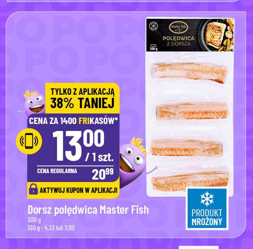 Polędwica z dorsza Master fish promocja w POLOmarket