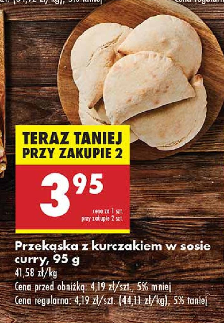 Przekąska z kurczakiem i curry promocja