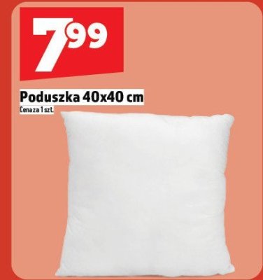 Poduszka 40x40 cm promocja w TOPAZ