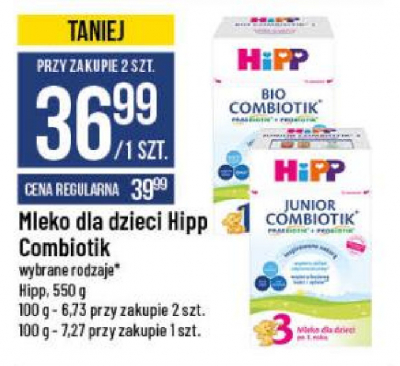 Mleko 1 Hipp combiotik promocja