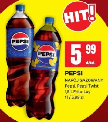 Napój gazowany Pepsi, Pepsi Twist promocja w Chorten