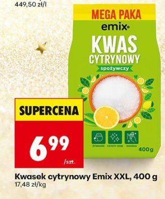 Kwasek cytrynowy XXL promocja w Biedronka