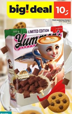Płatki śniadaniowe Yummer's różne rodzaje 300 g promocja w Dealz