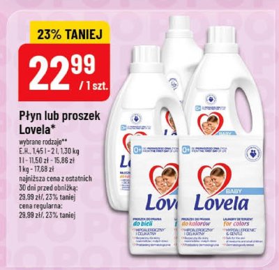 Płyn do prania Lovela promocja w POLOmarket