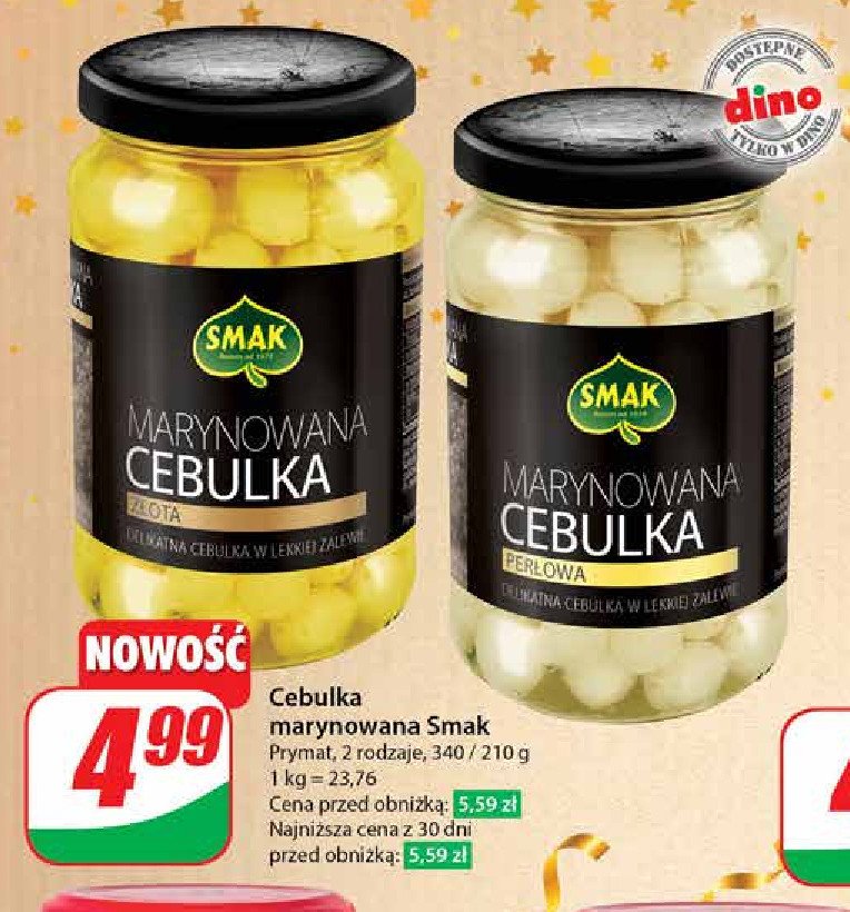 Cebulka marynowana perłowa Smak promocja