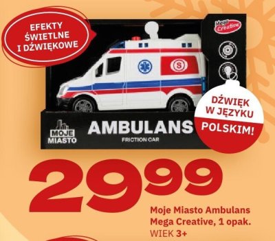 Moje Miasto Ambulans Mega Creative, 1 opak. promocja w Twój Market