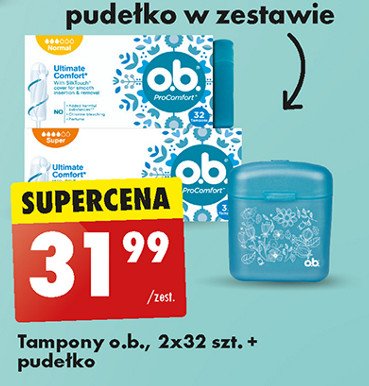 Tampony super O.b. procomfort promocja