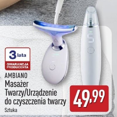 AMBIANO masażer twarzy/urządzenie do czyszczenia twarzy promocja w Aldi