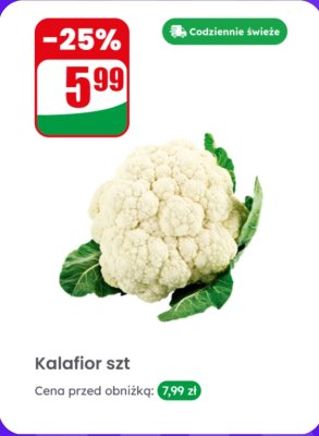 Kalafior 1 szt. Dino promocja w Dino
