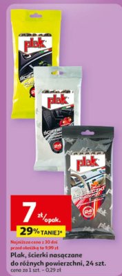 PLak ścierki nasączane do czyszczenia kuchni, 24 szt. promocja w Auchan