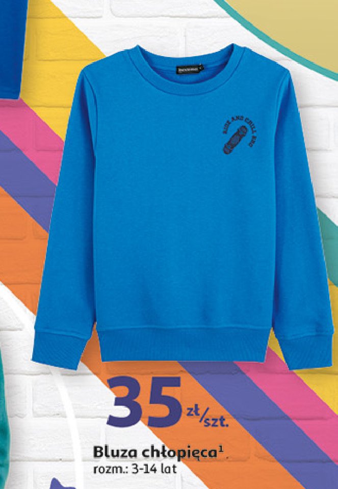 Bluza ch艂opi臋ca 3-14 lat Auchan inextenso promocja