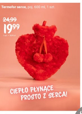 Termofor serce 600 ml promocja