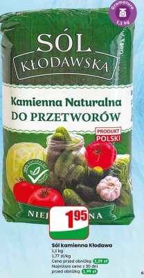Sól kamienna 1,1 kg promocja w Dino