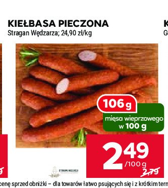 Kiełbasa pieczona Stragan wędzarza promocja