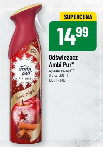 Odświeżacz powietrza spiced apple AMBI PUR FRESH SCENTS promocja