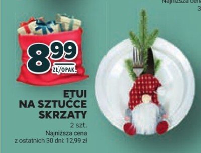 Etui na sztućce skrzaty promocja w Stokrotka