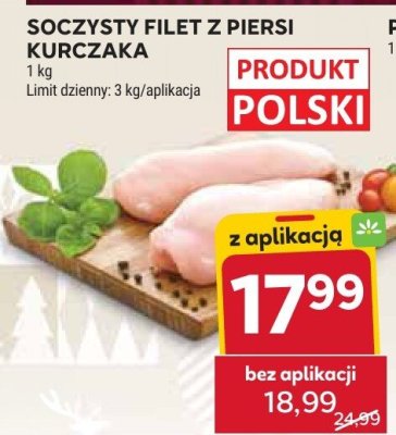 Filet z piersi kurczaka soczysty promocja w Stokrotka