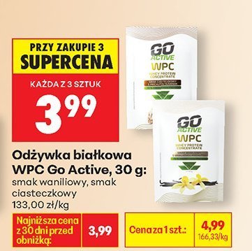 Odżywka białkowa WPC smak ciasteczkowy  promocja w Biedronka