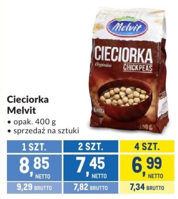 Cieciorka Melvit promocja w Makro