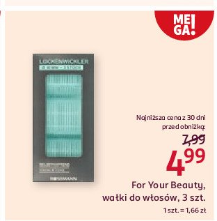 Wałki do włosów For your beauty promocja w Rossmann