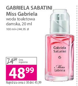Woda toaletowa GABRIELA SABATONI MISS GABRIELA promocja