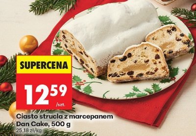 Ciasto strucla z marcepanem promocja w Biedronka