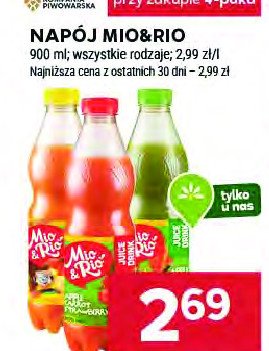 Napój jabłko- marchew- banan- kiwi Mio&rio promocja