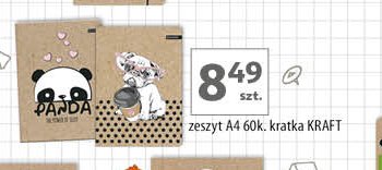 Zeszyt a4/60k. kratka kraft Beniamin Beniamin mn promocja