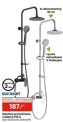 Kolumna prysznicowa z baterią POLA  promocja w Leroy Merlin