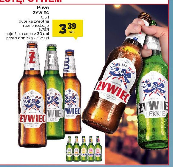 Piwo Żywiec jasne lekkie melonż promocja