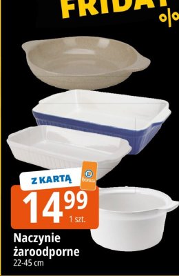 Naczynie żaroodporne 22-45 cm 1.5ZL promocja w Leclerc