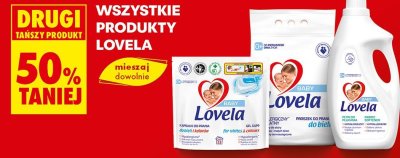 Kapsułki do prania bieli i kolorów Lovela Baby  promocja w Biedronka