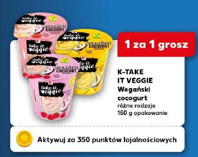Wegański cocogurt różne rodzaje promocja w Kaufland
