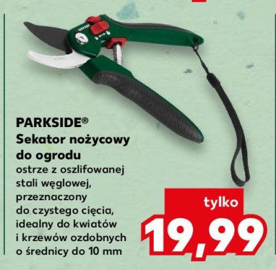 Sekator ogrodowy no偶ycowy Parkside promocja