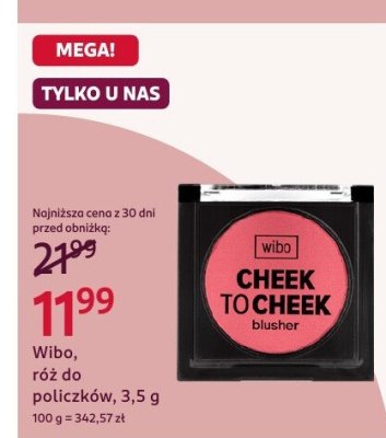 Róż do policzków, 3,5 g promocja w Rossmann
