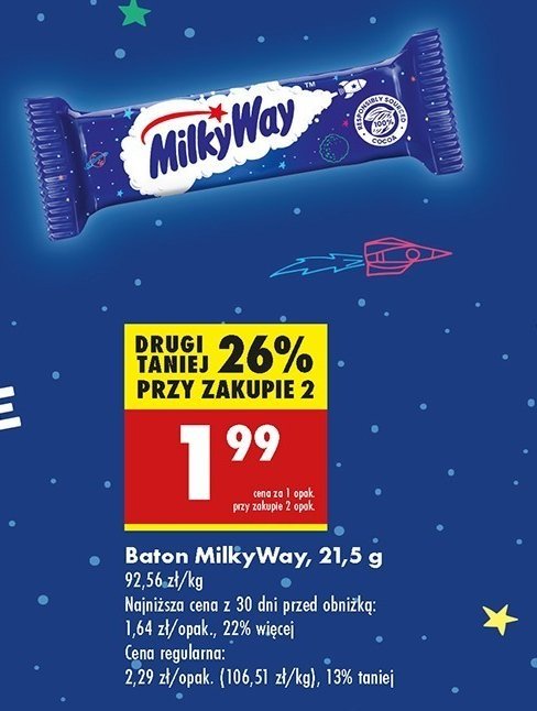 Baton Milky way promocja