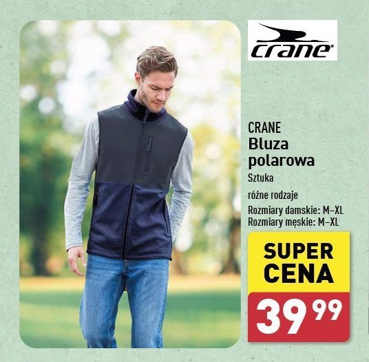 Bluza polarowa męska CRANE promocja