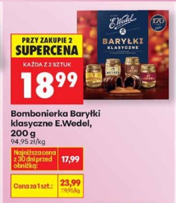 Bombonierka Baryłki klasyczne  promocja w Biedronka