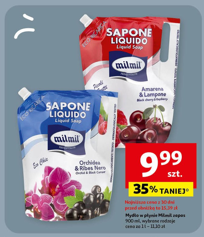 Myd艂o amarena & lampone Milmil promocja