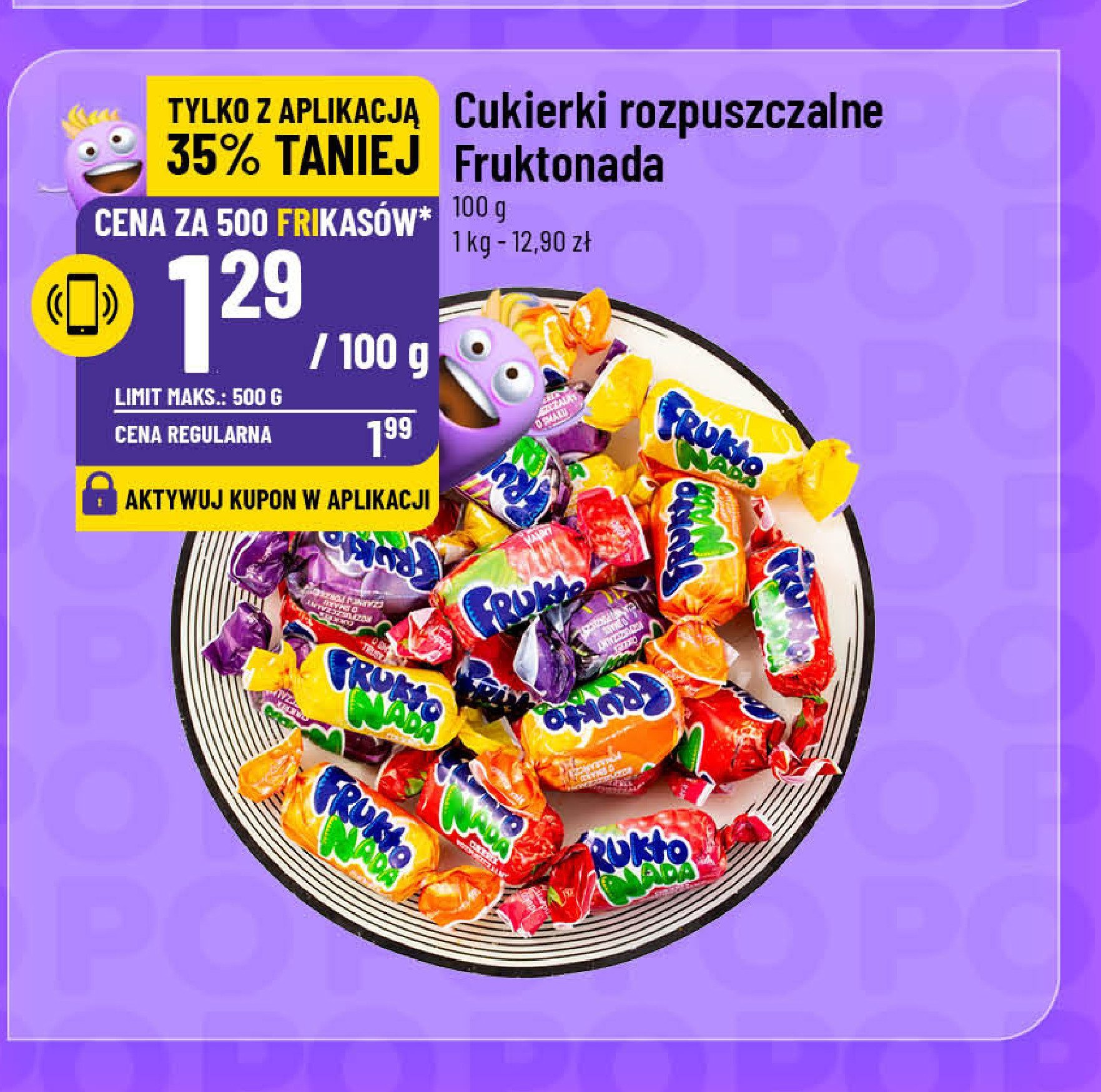 Galaretki mix Fruktonada promocja w POLOmarket