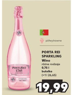 Wino Porta rei 1745 sparkling promocja